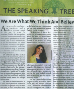 Speaking Tree Believe
